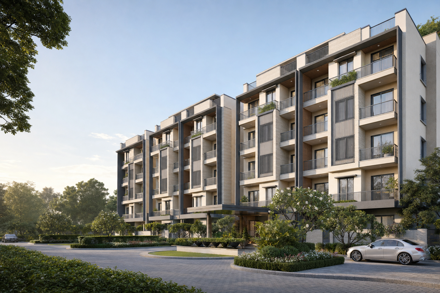 Conceptual view of the upcoming GH-28 group housing project at Bawal